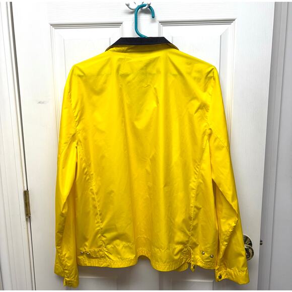 Yellow Ralph Lauren Active Windbreaker, Full Zip Jacket, Emblem, Women's Size XL - Picture 5 of 7